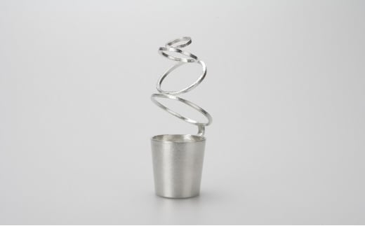 一輪挿し HOOP MARU 高岡銅器 錫 日本製 花器 フラワーベース おしゃれ インテリア ギフト プレゼント 贈り物  FAD-0014