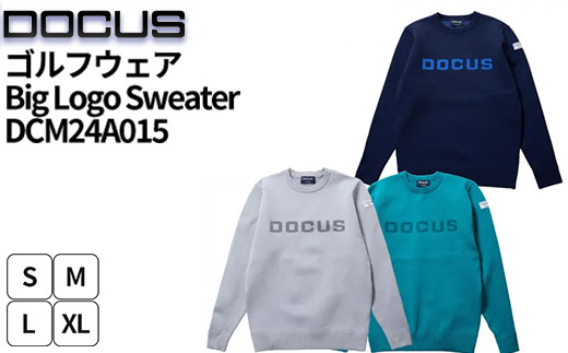 
            ゴルフウェア Big Logo Sweater DCM24A015  | ゴルフ golf ゴルフ用品 スポーツ スポーツ用品 DOCUS ドゥーカス ギフト 贈答 景品 茨城県 古河市 _FW76
          