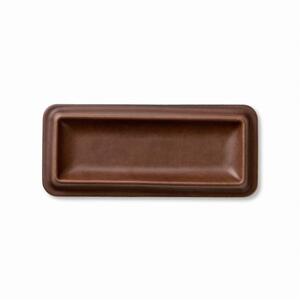 colmレザートレイMサイズ　ブラウン　立体成型で作った本革製トレー