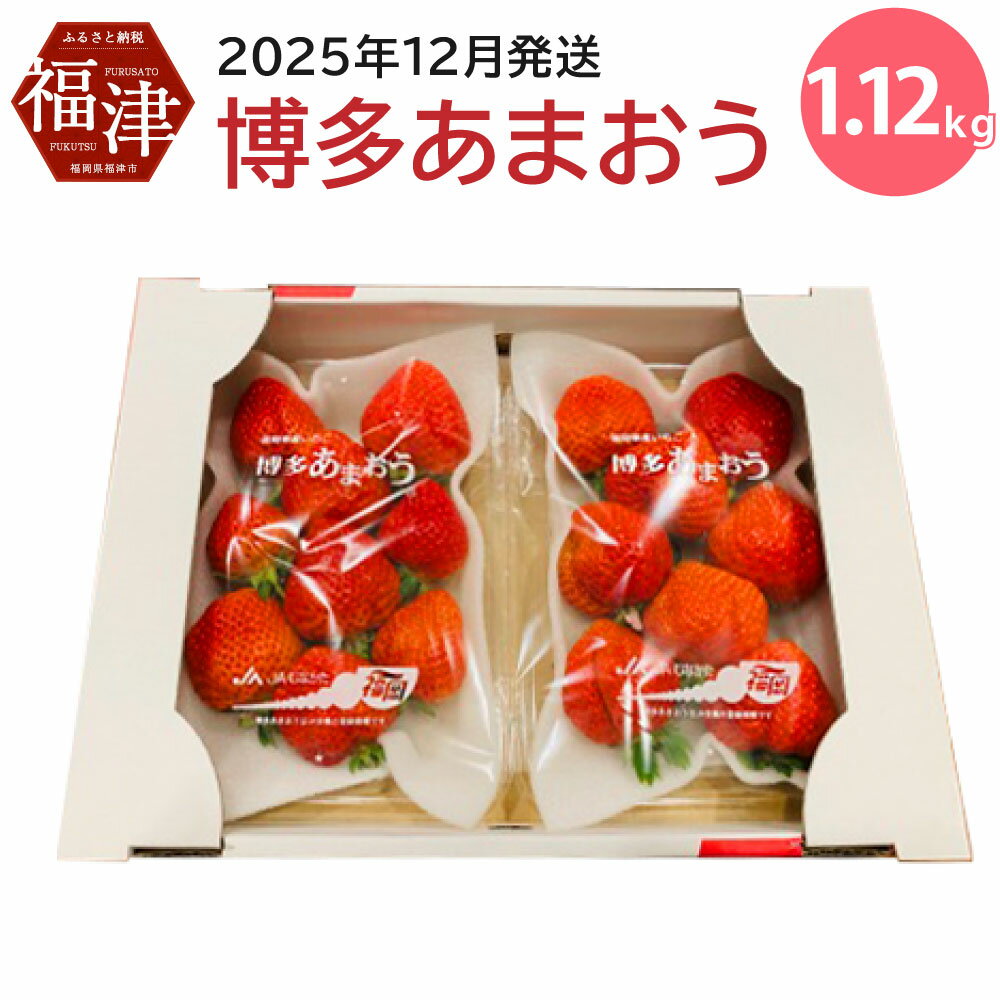 【ふるさと納税】博多あまおう 約280×4パック 約1120g 国産 九州 福岡県産 イチゴ いちご 苺 果物 くだもの フルーツ 予約 送料無料【2025年12月発送】[G2261]