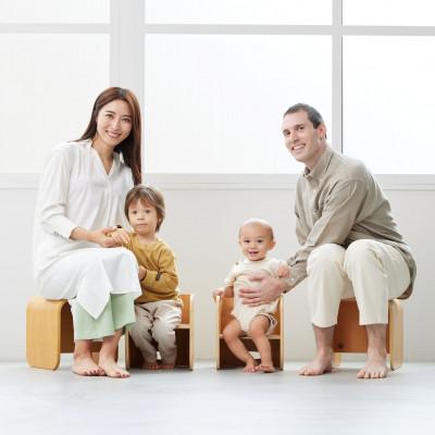 ふるさと納税 川西市 【アウトレット品】HOPPL(ホップル)コロコロチェア　ブラックウォールナット |  | 02