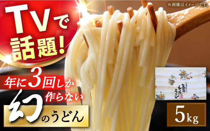 
                  【年に3回しか作らない】幻の うどん 5kg / うどん ウドン 饂飩 うどん ウドン ウドン / 南島原市 / 宮崎製麺所 [SDN007]
                