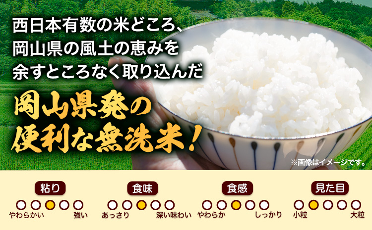 米 無洗米 岡山 晴れの国 おかやま 岡山県産【定期便】5kg (5kg×1袋) 計6回お届け《お申込月の翌月より発送》 洗わず ライス SDGs 国産 ヒノヒカリ あきたこまち にこまる きぬむすめ