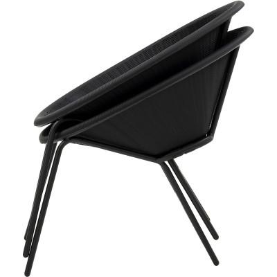 ふるさと納税 海南市 Enza テラステーブル&チェアー 3点セット チャコールグレー 　51813500 |  | 03