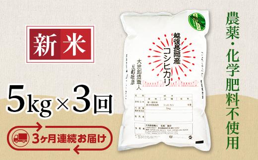 【3ヶ月連続お届け】新潟県産米コシヒカリ5kg