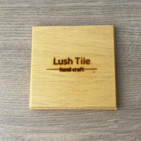 タイルコースター5枚セット(クリア・フラットフレーム)【1722420】