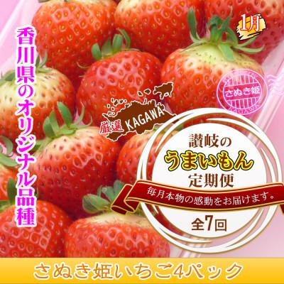 ふるさと納税 坂出市 【発送月固定定期便】創業100年坂出産のフルーツとさぬきの特産品の定期便【Cコース7回】全7回 |  | 01