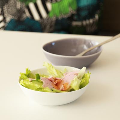 ふるさと納税 江東区 ポトペリー　Vag ペアボウルM　カラー:WHITE&GRAY　【kt032-017-2】 |  | 02