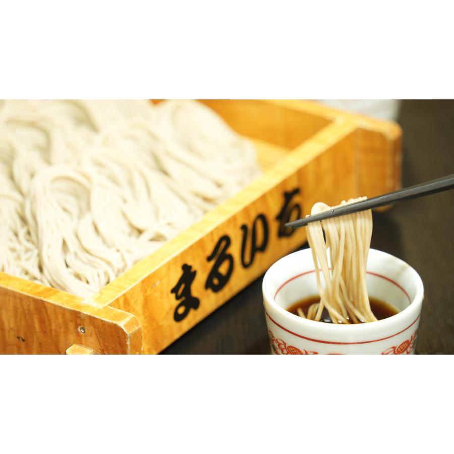 ＜蕎麦割烹　まるいち＞へぎそば　真人の味　3人前生めん540ｇ、つゆ450ｇ