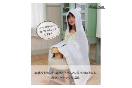 （今治タオルブランド認定）シュエットベビーギフト(ブルー) バスタオル１枚 フェイスタオル１枚 ハンカチタオル１枚 フード付バスタオル１枚 スタイ１枚 セット 今治タオル [IE05470B]