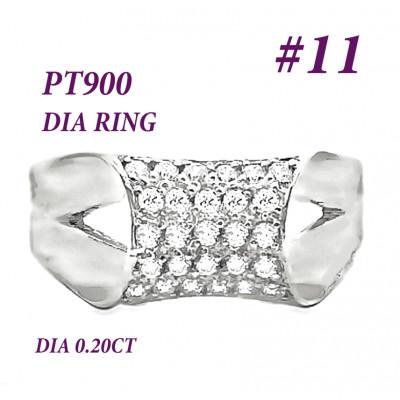 ふるさと納税 笛吹市 PT900 ダイヤモンドリング 0.2CT RADR-6756DI-P #11