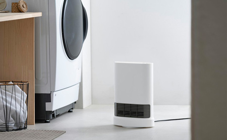 大風量セラミックファンヒーター 首ふり ACH-LDSW12A-Wホワイト アイリスオーヤマ 速暖 コンパクト リビング 子ども部屋 おしゃれ シンプル 暖房 冬 暖房器具 セラミックヒーター ファン