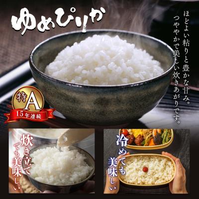 ふるさと納税 新十津川町 【令和8年度産】 ゆめぴりか精米定期便  (5kg×3回)【11031】 |  | 01
