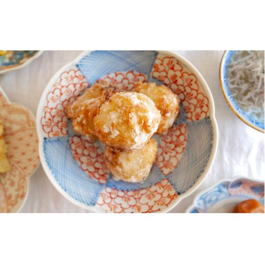 有田焼 文青 輪花預け鉢２個セット（市松花弁紋・地紋）まるぶん A35-189_イメージ4