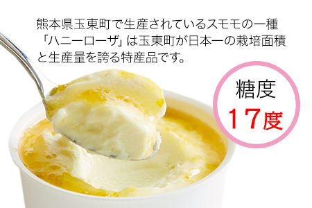 糖度17度の甘さ♪ハニーローザアイスクリーム 120ml×8個《60日以内に出荷予定(土日祝除く)》 熊本県玉名郡玉東町 すもも ハニーローザ アイス ぷらっとぎょくとう