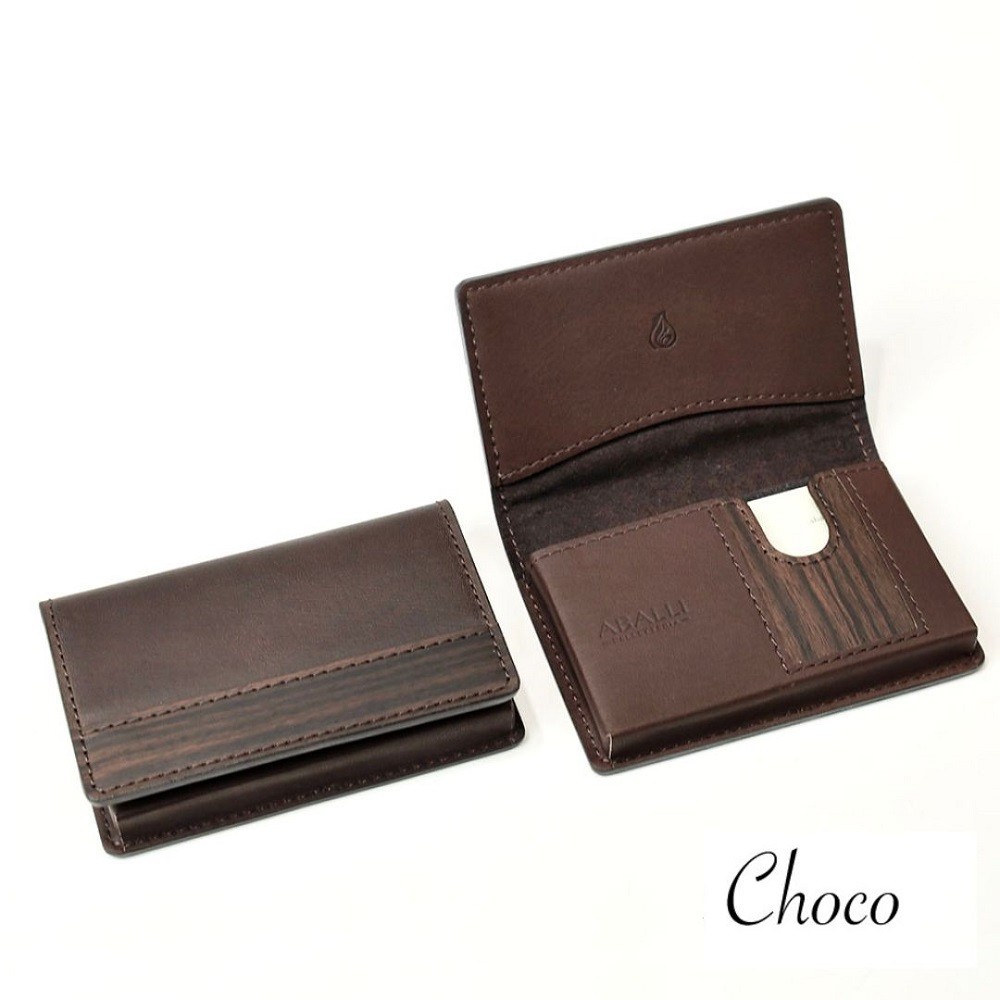 
                  【こだわりの革アイテム】名刺ケース（チョコ）1087018   革製品 レザー 名刺入れ
                