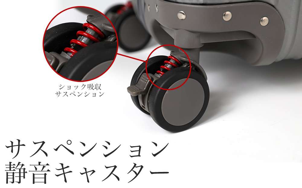 【先行予約】スーツケース [PROEVO] アルミスーツケース フレームキャリー 受託手荷物対応 L（カーボン/シルバー） [30003] AY160-09