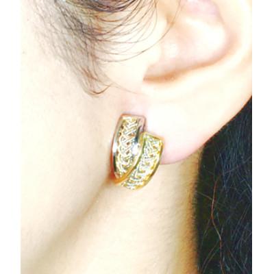 ふるさと納税 葛飾区 【葛飾ブランド認定の手編みジュエリー】PT900/K18手編みジュエリー3点セット |  | 03