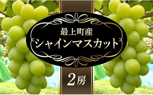 
                  最上町産【シャインマスカット】２房
                