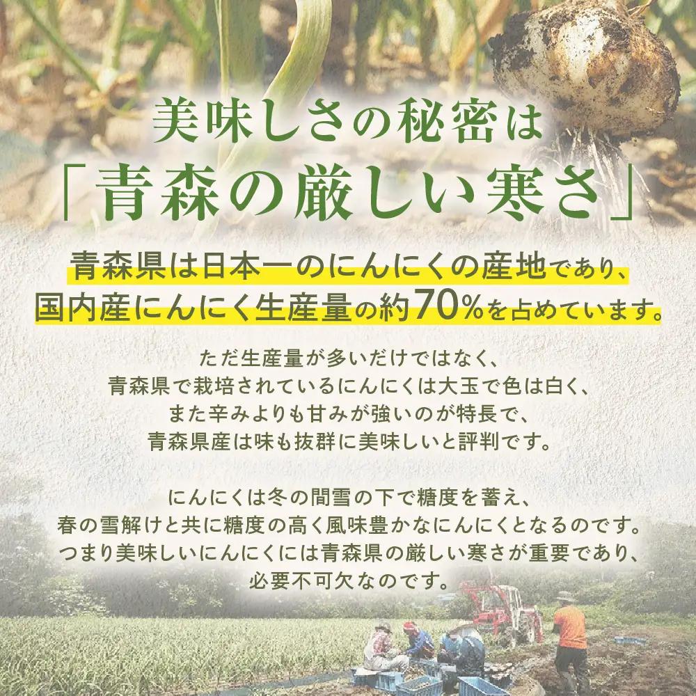 青森県産にんにく 使用！ 七味にんにく 75g×２本