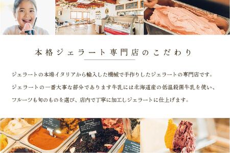 北海道 牛乳 使用 ジェラート おすすめ 8個 セット be114-0906（ 牛乳 北海道 乳製品 別海町 アイス ジェラート セット ）