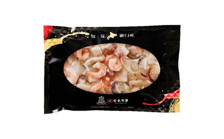 羅臼産のタコ、イカをふんだんに使ったシーフードミックス　500g