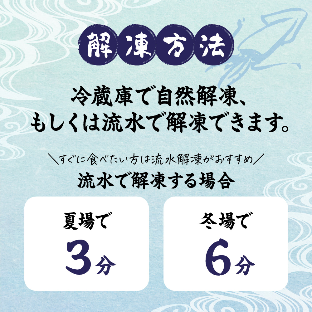刺身用 新鮮ヤリイカ2杯セット(宗像鐘崎産)【マルケイ水産】_HA0416