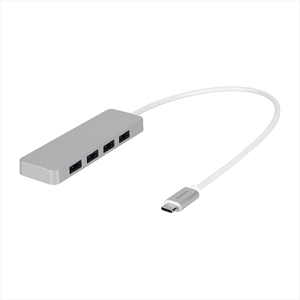 Owltech(オウルテック) 1つのType-Cポートで複数の周辺機器が使える USB3.2 Gen1 Type-A×4 ノイズ対策済み Type-C USBハブ OWL-UCHU3A4-SI シルバー 【 USBハブ 家電 神奈川県 海老名市 】