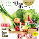 【ふるさと納税】【定期便】【卵つき】 京丹波 旬菜セット プレミアム 10～12品目 《 選べる定期便 》 3回 6回 12回 野菜 たまご 卵 詰め合わせ 京都 丹波 京丹波町産 産地直送 京野菜 減塩 レシピ ※北海道・東北・沖縄・その他離島は配送不可