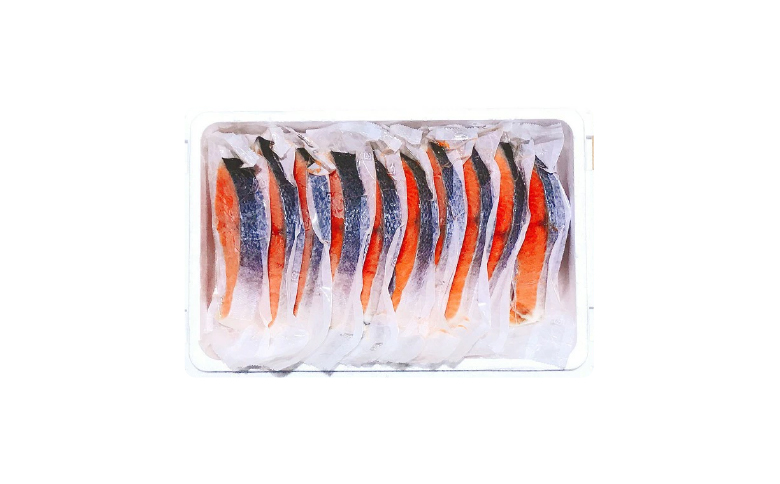 塩キングサーモン切り身1切(約100g)×18P C-09011