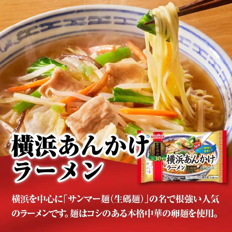 Umios 冷凍食品 横浜あんかけラーメン 1人前×12個入 045-001