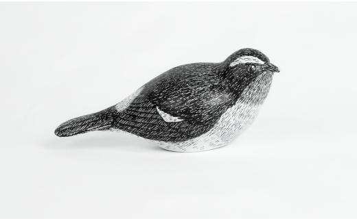 【ペン画アーティスト 村山大明】「小鳥」立体ペン画作品　キビタキ　[髙島屋選定品］085N741-2