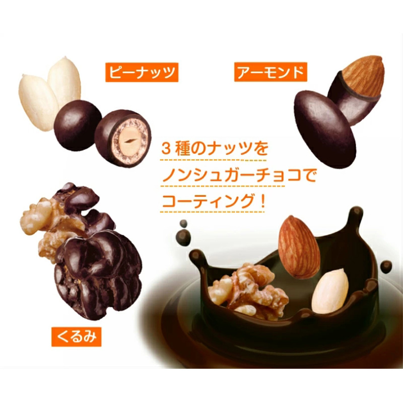 【定期便2回】【でん六】ロカボナッツチョコ 1kg×2ヶ月 小袋タイプ FZ25-950