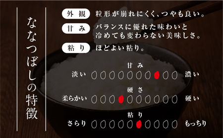 【定期便全6回】令和5年産 うりゅう米 ななつぼし 無洗米 10kg（5kg×2袋）毎月1回お届け