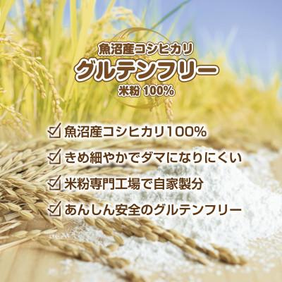 ふるさと納税 南魚沼市 米粉 250g×4袋 計1kg 魚沼産 コシヒカリ 小麦粉不使用 グルテンフリー  新潟県 南魚沼市 |  | 02