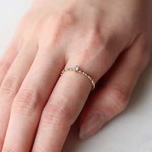 K10YGダイヤモンドリング H-6