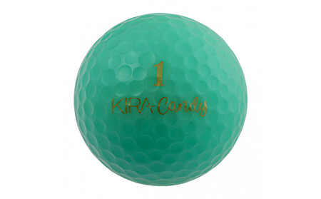 ゴルフボール KIRA candy ターコイズ 12球入 (4個×3袋）レディース キャスコ kasco
