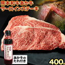 【ふるさと納税】熊本和牛あか牛 サーロインステーキ 400g 200g×2《60日以内に出荷予定(土日祝除く)》三協ダイニング あか牛 牛肉