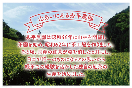 四万十紅茶＜ティーバッグ＞2.5g×12個入り×10袋 [秀平農園 高知県 津野町 26am0003] 紅茶 お茶 ティーバッグ ティータイム 常温