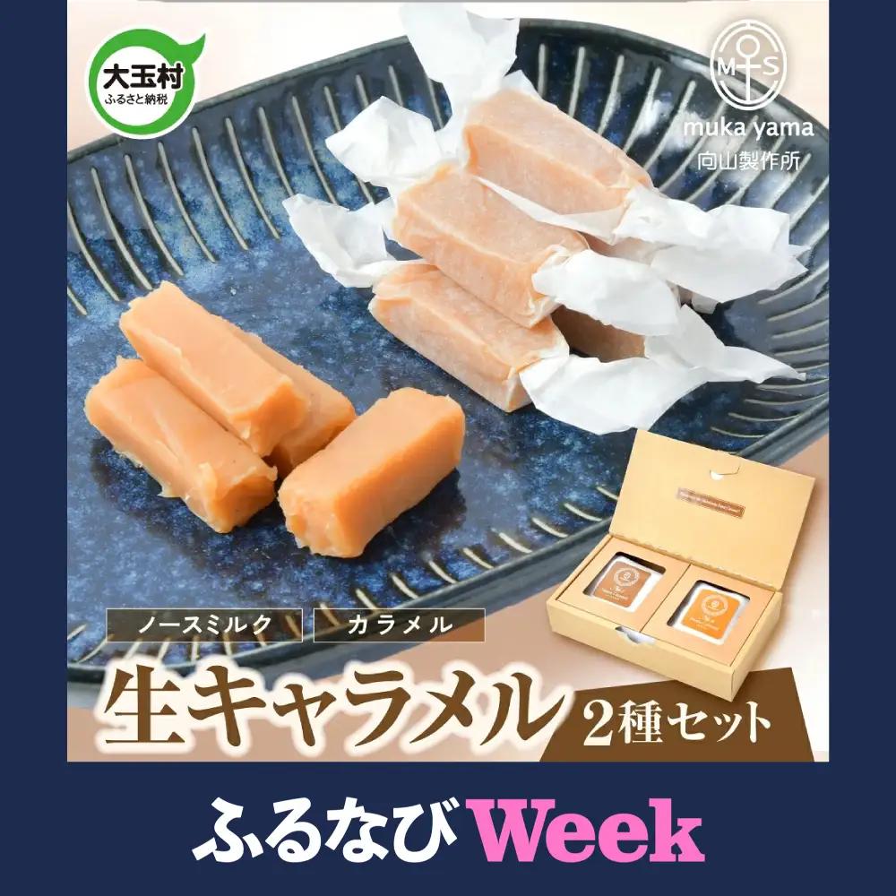 【ふるなびWEEK対象】おすすめ生キャラメルセット（2種）