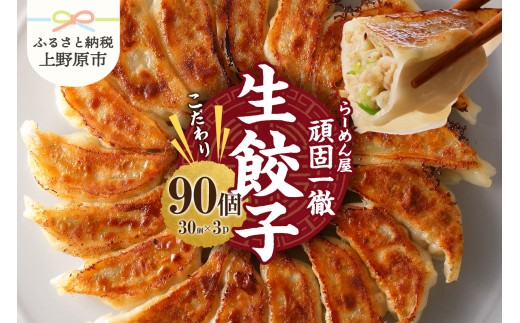 一徹堂・冷凍生餃子(30個)3パック 一徹ラーメン 餃子大容量 餃子 90個 約1.8kg 30個×3パック 一徹堂 ぎょうざ ギョウザ 冷凍餃子 生餃子 レトルト 総菜手造り 時短 一品料理 人気 贈答 贈り物 プレゼント 送料無料 山梨県 上野原市