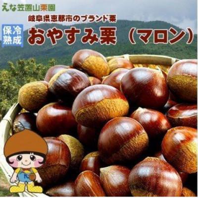 ふるさと納税 恵那市 おやすみ栗(マロン) えな笠置山栗園産日本栗 (2Lサイズ)1kg詰め