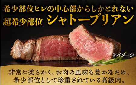 【極上の赤身肉】シャトーブリアン ステーキ 長崎和牛 計300g （150g×2枚）【肉のマルシン】 [FG08] シャトーブリアン ステーキ 和牛 シャトーブリアン ステーキ 牛肉 シャトーブリアン