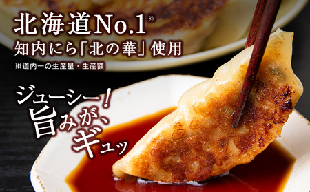 知内ニラ餃子（10個入り）3袋【知内観光協会】