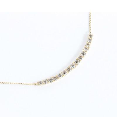 ふるさと納税 大月市 K18YG　ダイヤモンド　ネックレス　0.50ct　17780B　K18　DIA　PN |  | 01