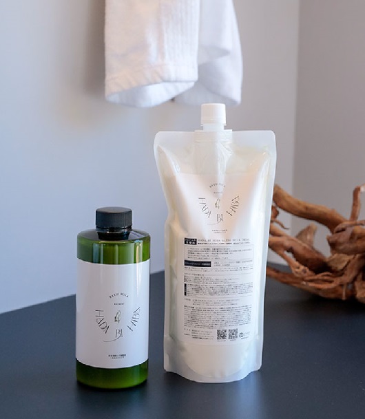 青森ヒバの入浴剤　ボトル・詰め替え セット