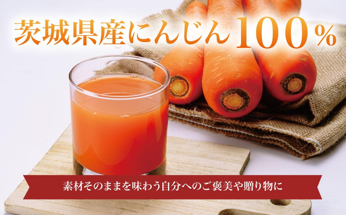 ベルファームつくばのにんじんジュース 100% 100g × 30袋 ＜離島・沖縄配送不可＞【 茨城県 つくば市 にんじん ニンジン 人参 ジュース 健康 無農薬 新鮮 オーガニック フレッシュジュー