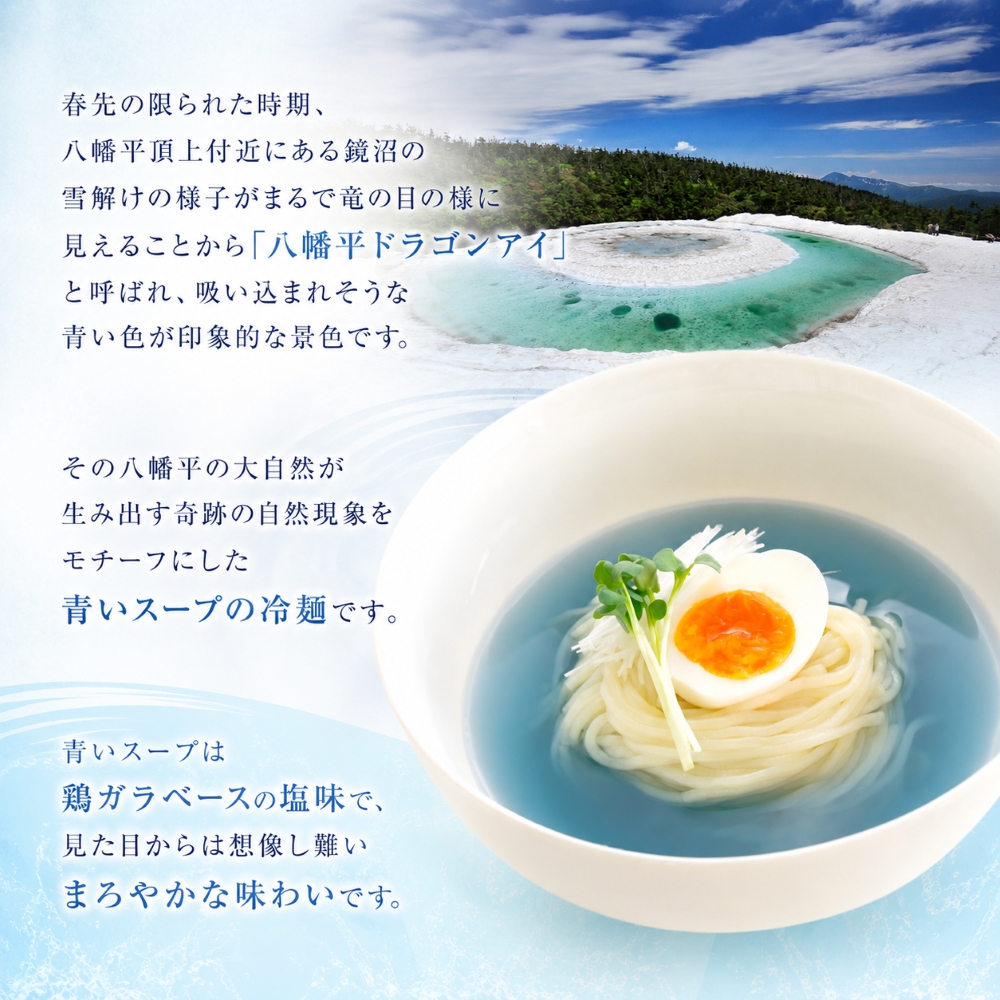 【北舘製麺】 岩手冷麺3スリー!!!（RDJ） もりおか冷麺 八幡平地獄谷冷麺 八幡平ドラゴンアイ冷麺 3種 セット 箱入り ／ 冷麺 盛岡冷麺 小分け