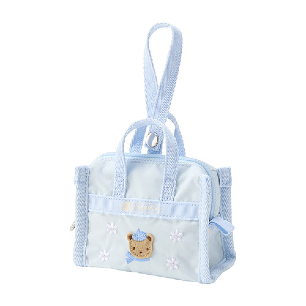 【ふるさと納税】〈LeSportsac × familiar〉チャーム　ブルー | チャーム 小物収納 familiar プレゼント 誕生祝 出生祝い 誕生日 お祝い ふぁみりあ ギフト