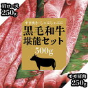 C050【ふるさと納税】黒毛和牛薄切り詰合500g